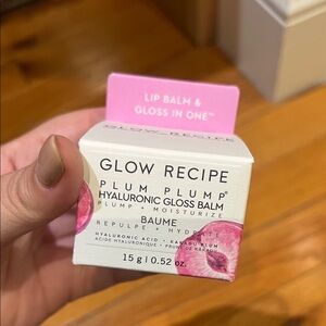 Glow Recipe Plum Plump Hyaluronic Lip Gloss Balm 15g NWT NEVER USED